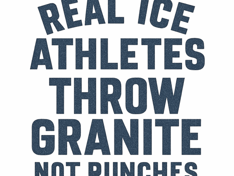 Real Ice Athletes: Throw Granite, Not Punches