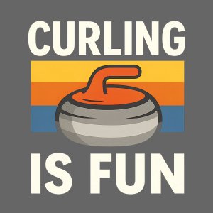 Curling Is Fun – Retro Stone Edition